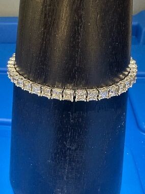 Classic Sterling Silver Tennis Bracelet